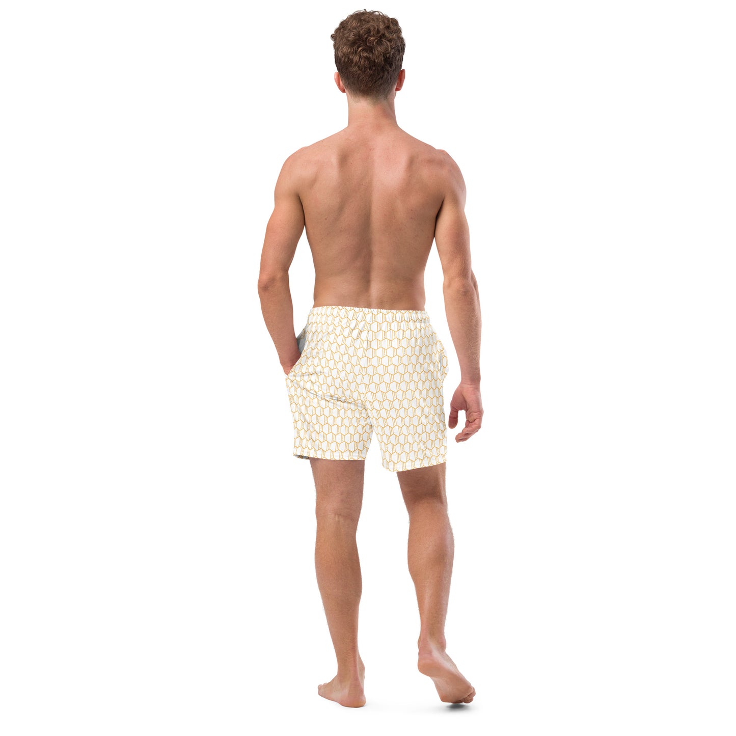 All-Over Print Recycled Swim Trunks
