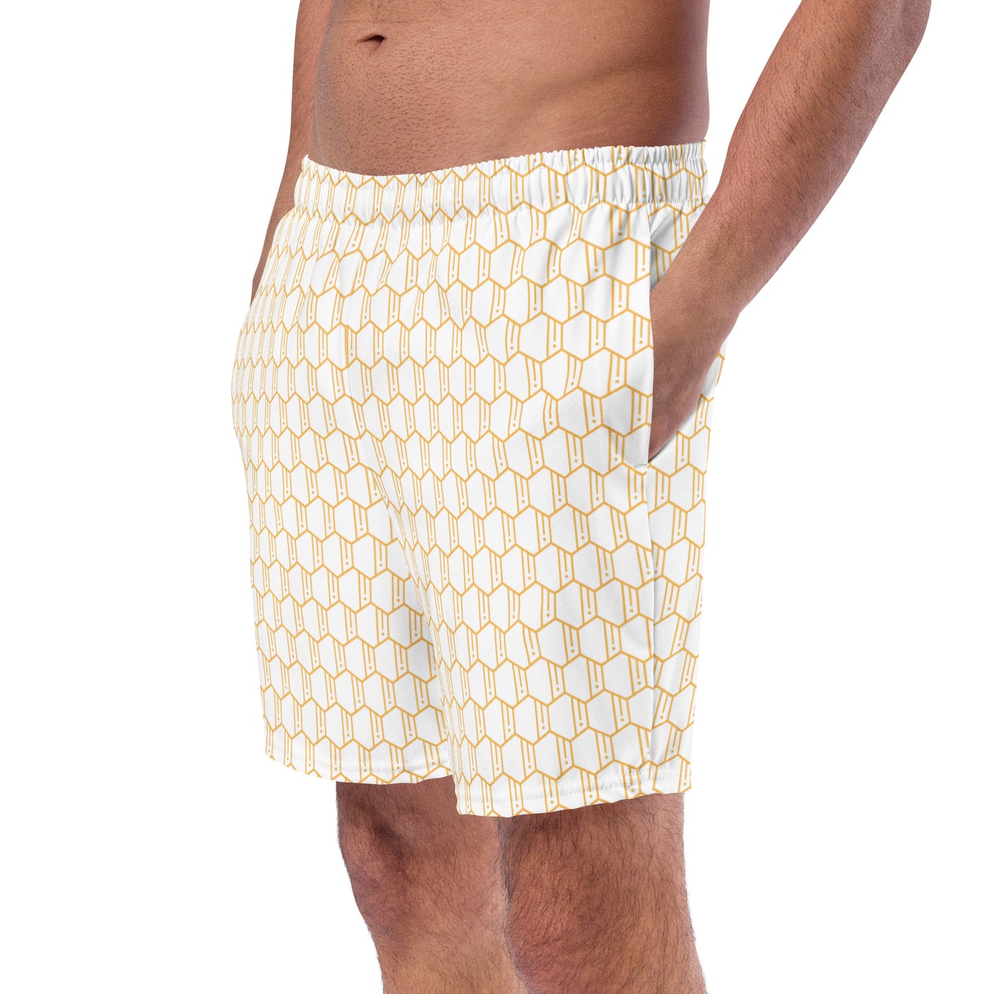 All-Over Print Recycled Swim Trunks