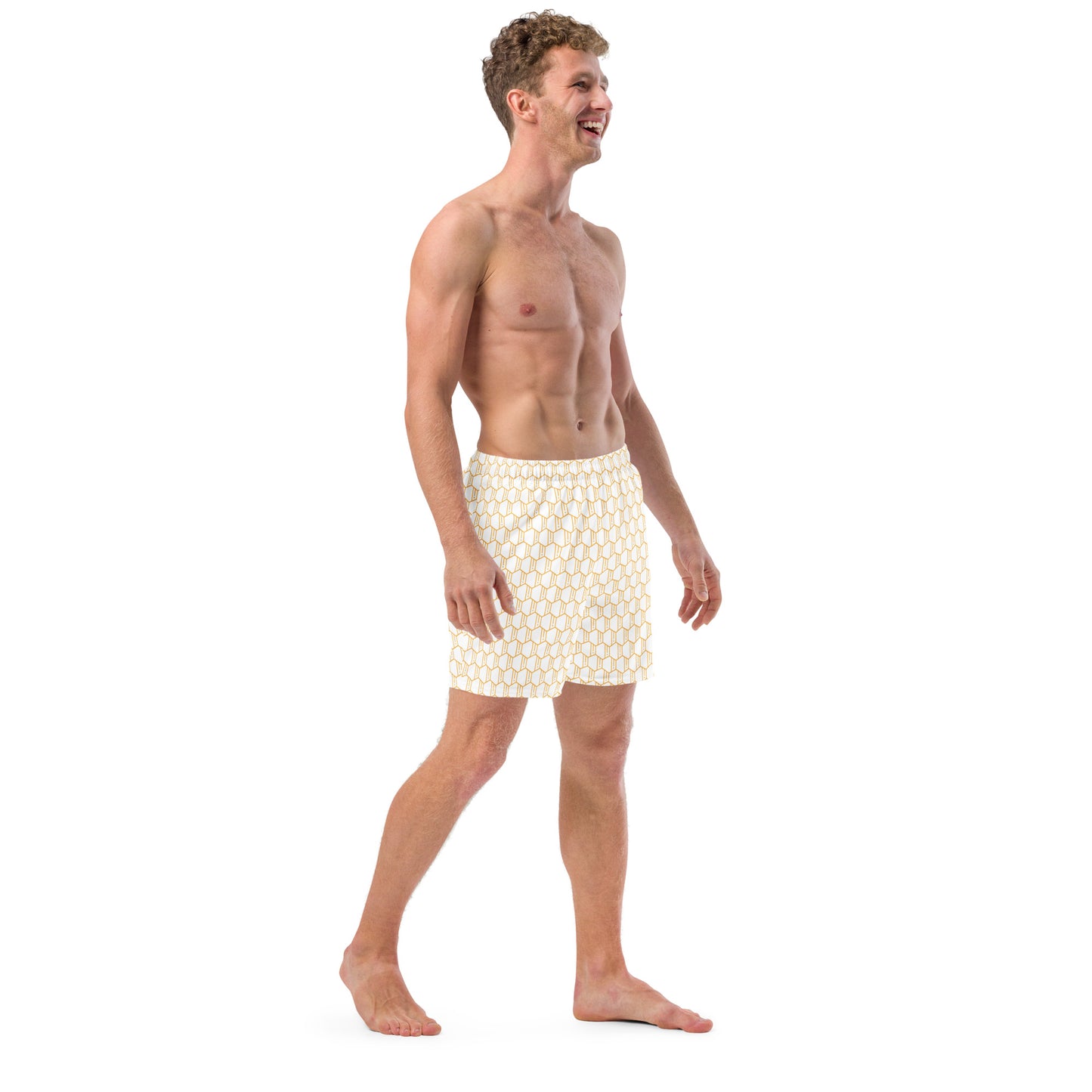 All-Over Print Recycled Swim Trunks